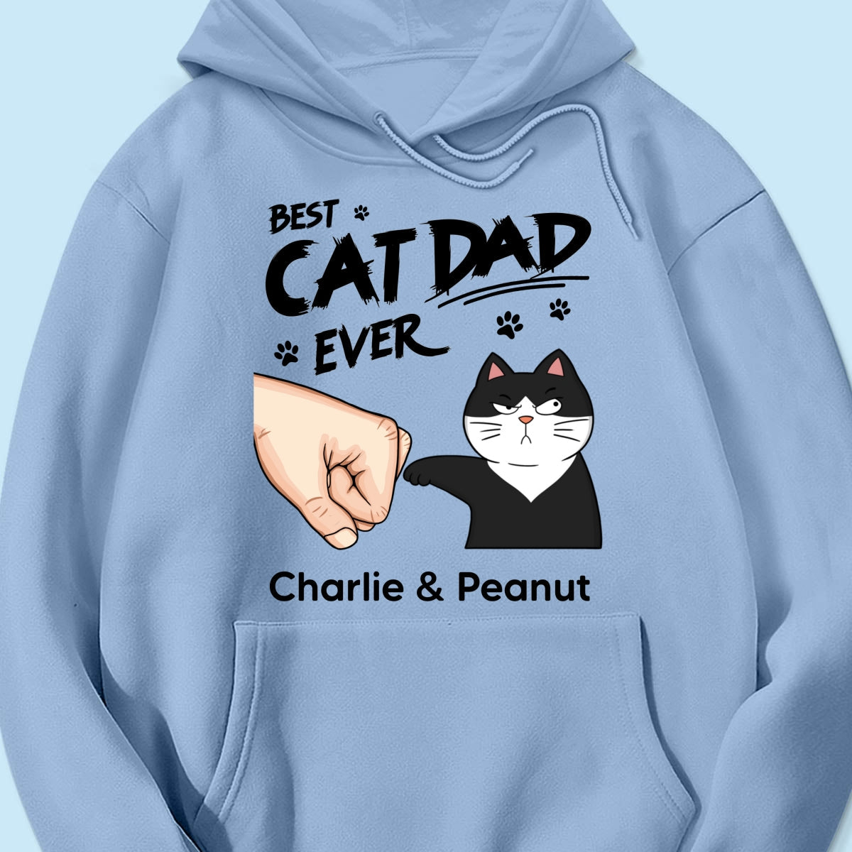 Certified Best Cat Dad Personalized Shirt, Funny Father's Day Gift For Cat Dad, Husband, Boyfriend