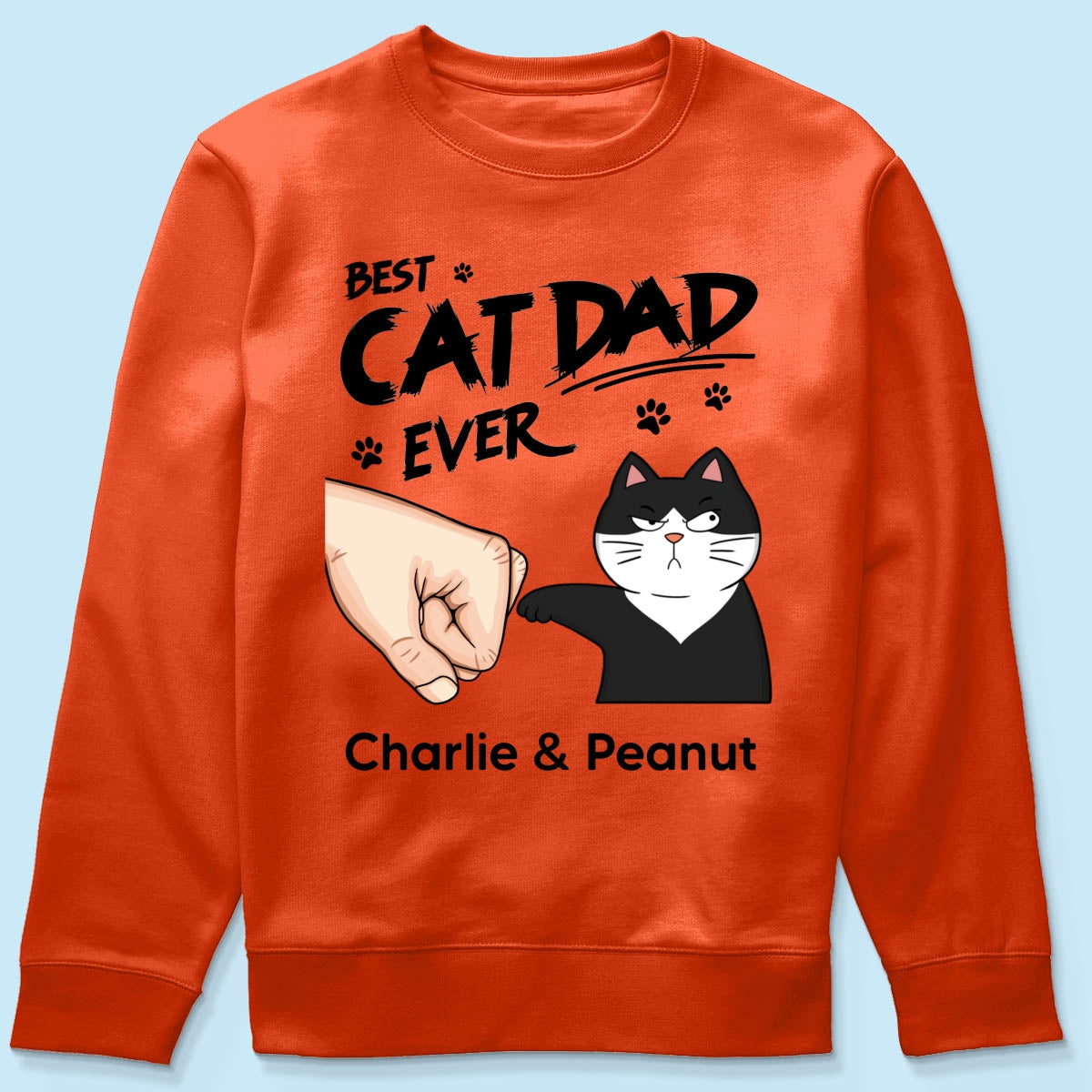 Certified Best Cat Dad Personalized Shirt, Funny Father's Day Gift For Cat Dad, Husband, Boyfriend