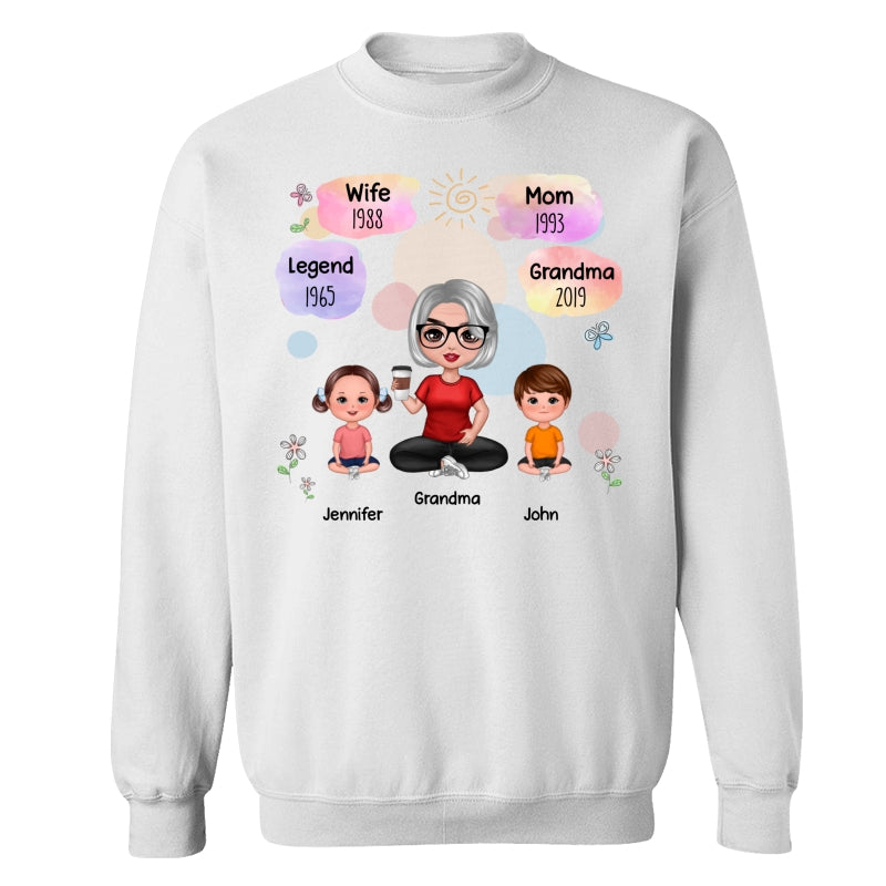 Doll Grandma Grandkids Legend Personalized Shirt