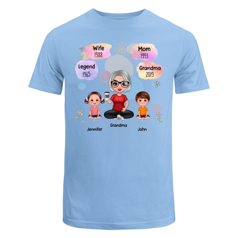 Doll Grandma Grandkids Legend Personalized Shirt