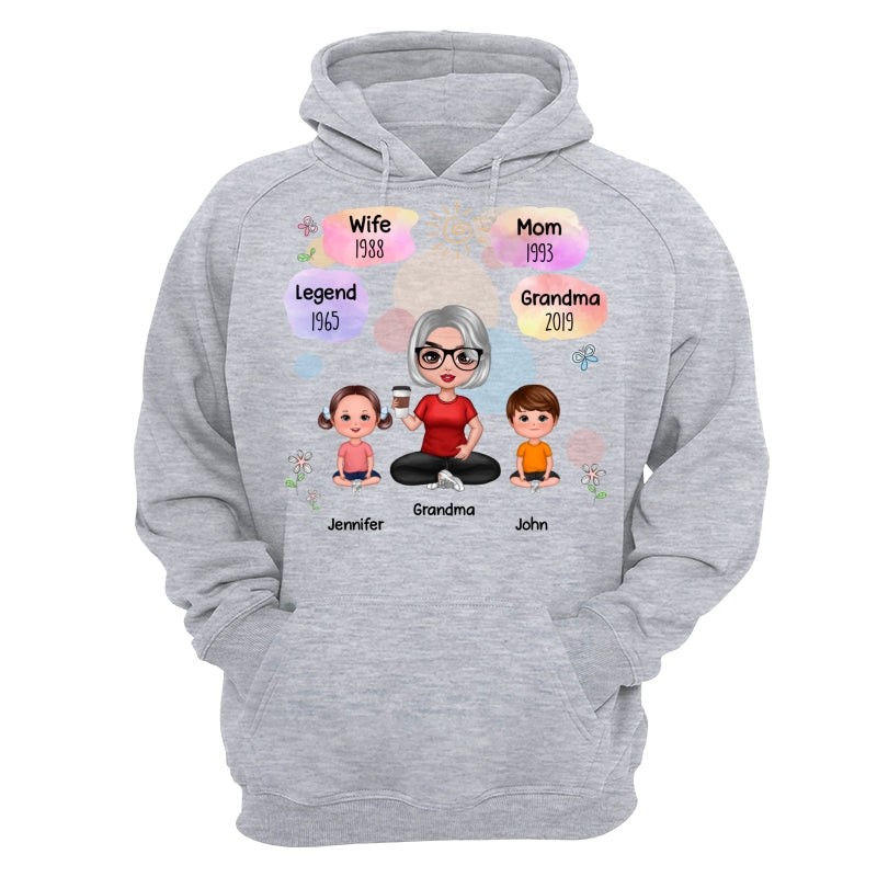 Doll Grandma Grandkids Legend Personalized Shirt