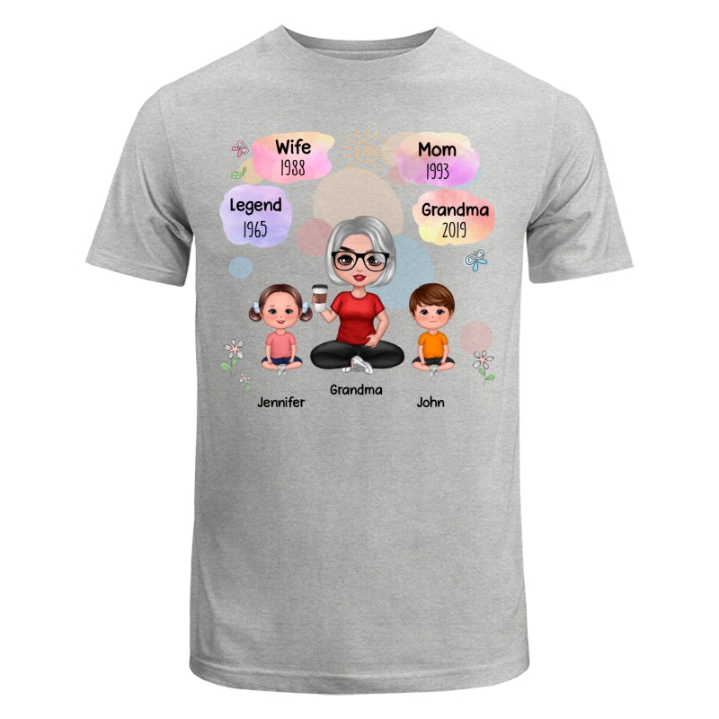 Doll Grandma Grandkids Legend Personalized Shirt