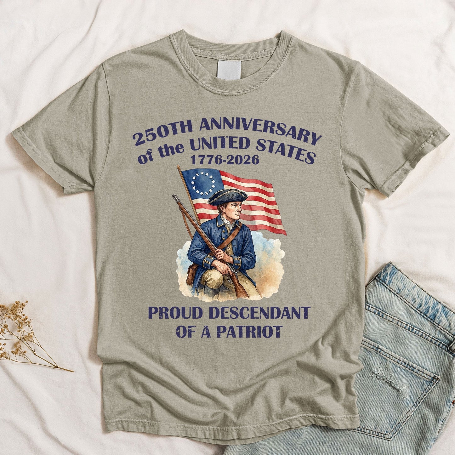 Descendant Of A Patriot 250 Years - Shirt