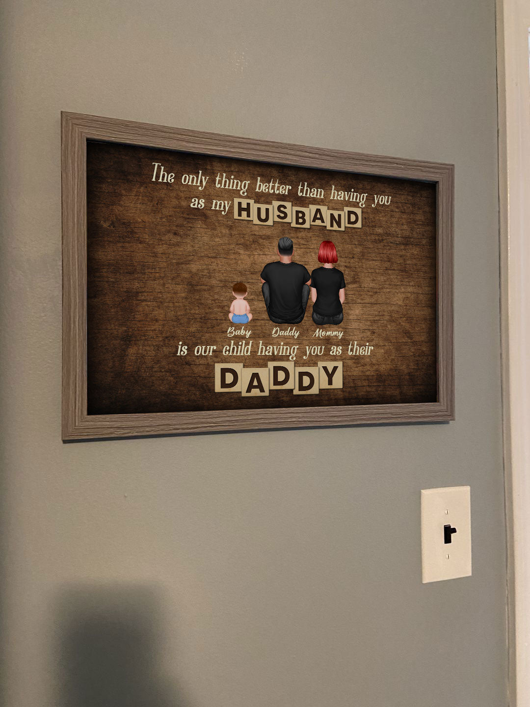 The Only Thing Better Than Gift for Dad Grandpa, Personalized Horizontal Poster