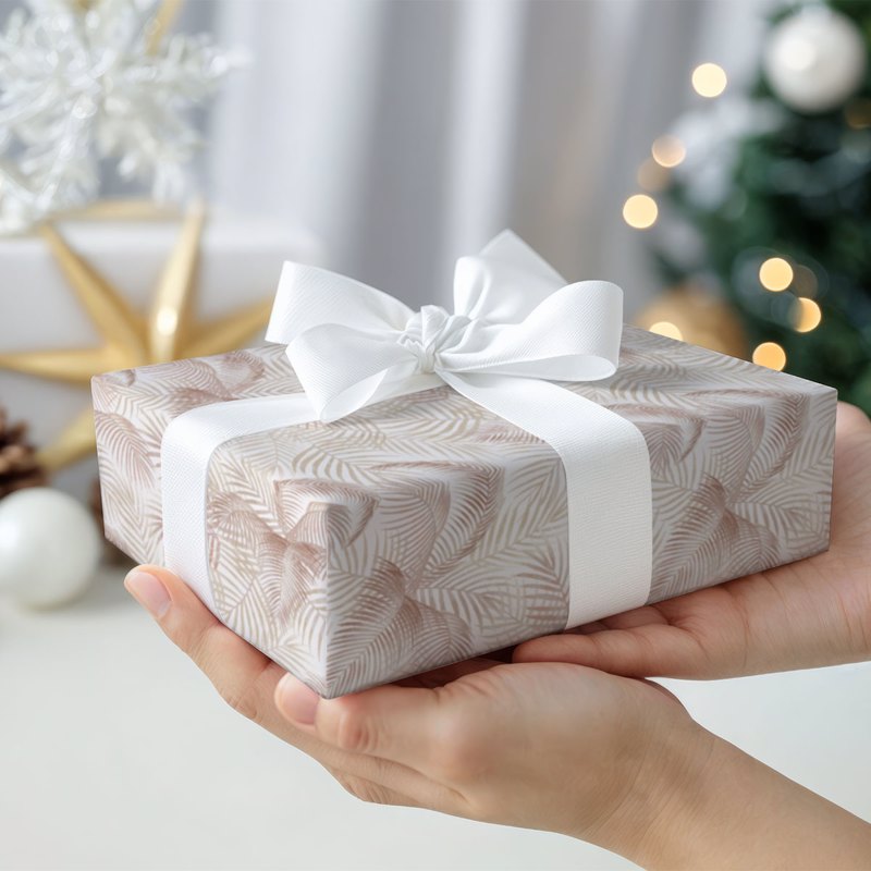Dried Leaves Gift Wrapping Paper