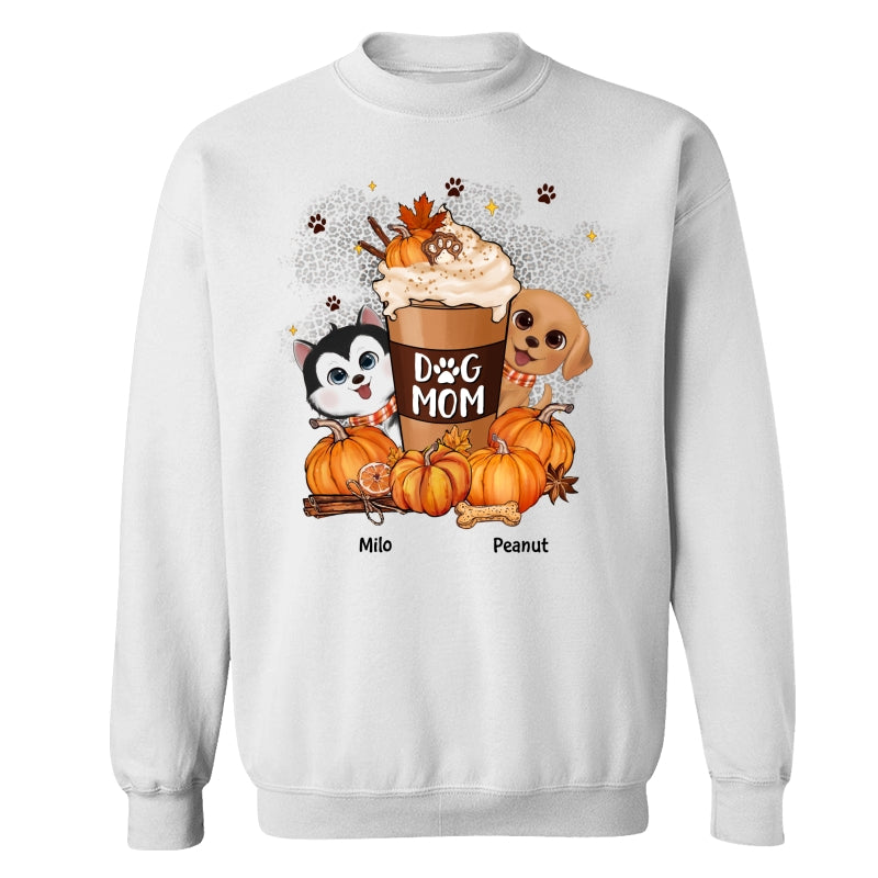 Dog Mom Pumpkin Spice Latte Personalized Shirt
