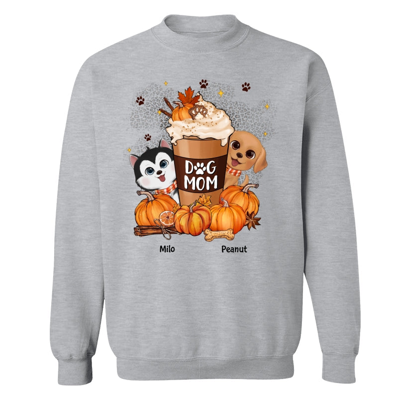 Dog Mom Pumpkin Spice Latte Personalized Shirt