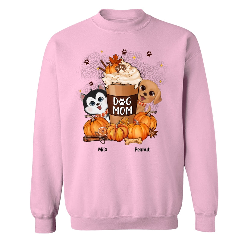 Dog Mom Pumpkin Spice Latte Personalized Shirt