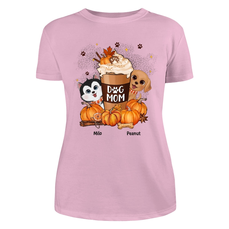 Dog Mom Pumpkin Spice Latte Personalized Shirt