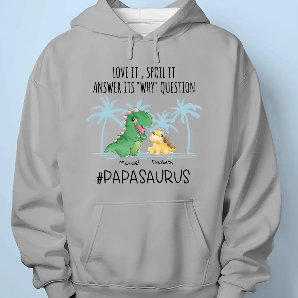 The Value Of A Loving Father Has No Price - Family Personalized Custom Unisex T-shirt, Hoodie, Sweatshirt - Gift For Dad, Grandpa