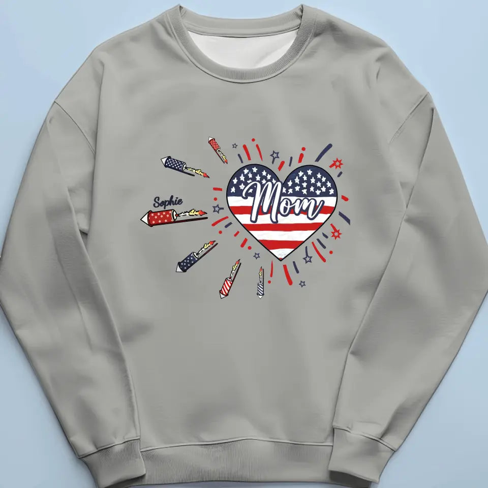 Mother, My Greatest Blessing Is That You Are Mine - Family Personalized Custom Unisex T-shirt, Hoodie, Sweatshirt - 4th Of July, Gift For Mom, Grandma