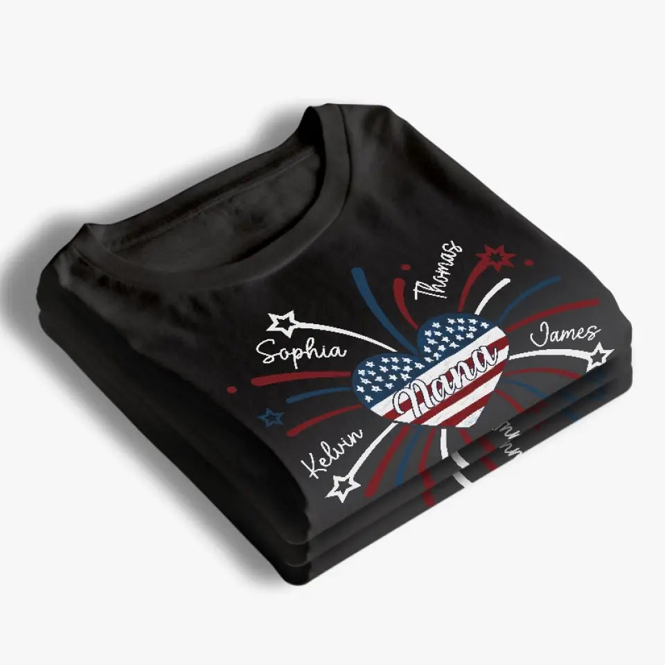 Loving My Mother Is My Highest Calling - Family Personalized Custom Unisex T-shirt, Hoodie, Sweatshirt - 4th Of July, Gift For Mom, Grandma