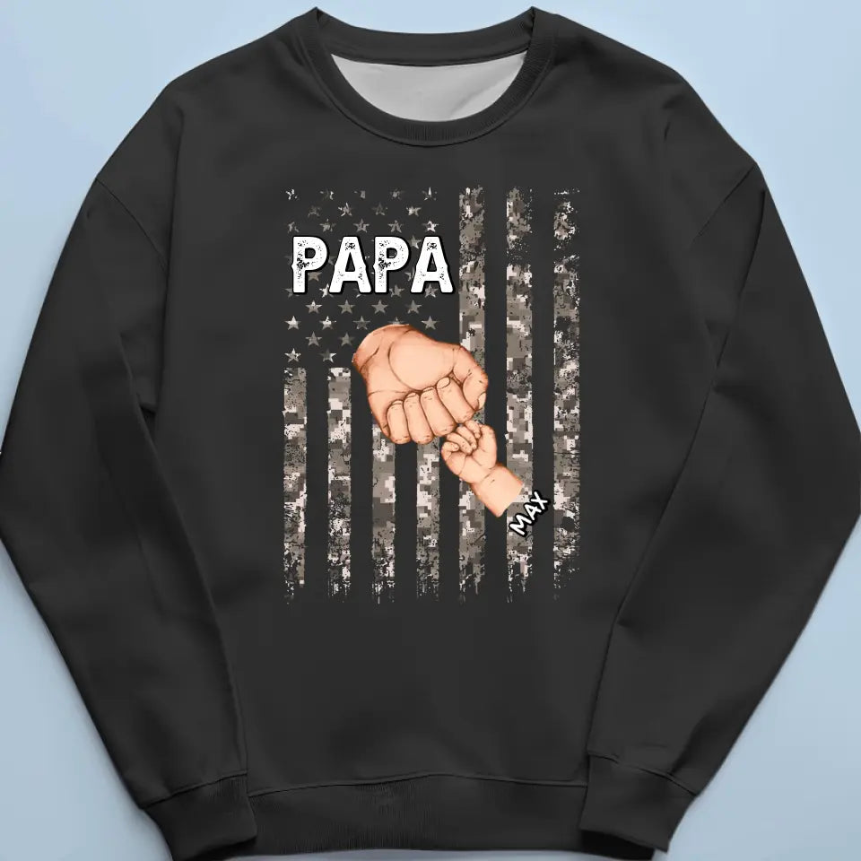 Grandpa Is Like Dad Without Rules - Family Personalized Custom Unisex T-shirt, Hoodie, Sweatshirt - New Arrival, Father's Day, Birthday Gift For Grandpa AMZ