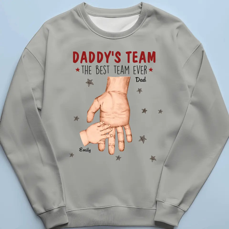 Together We're Making The Best Team Ever Dad - Family Personalized Custom Unisex T-shirt, Hoodie, Sweatshirt - Father's Day, Gift For Dad, Grandpa