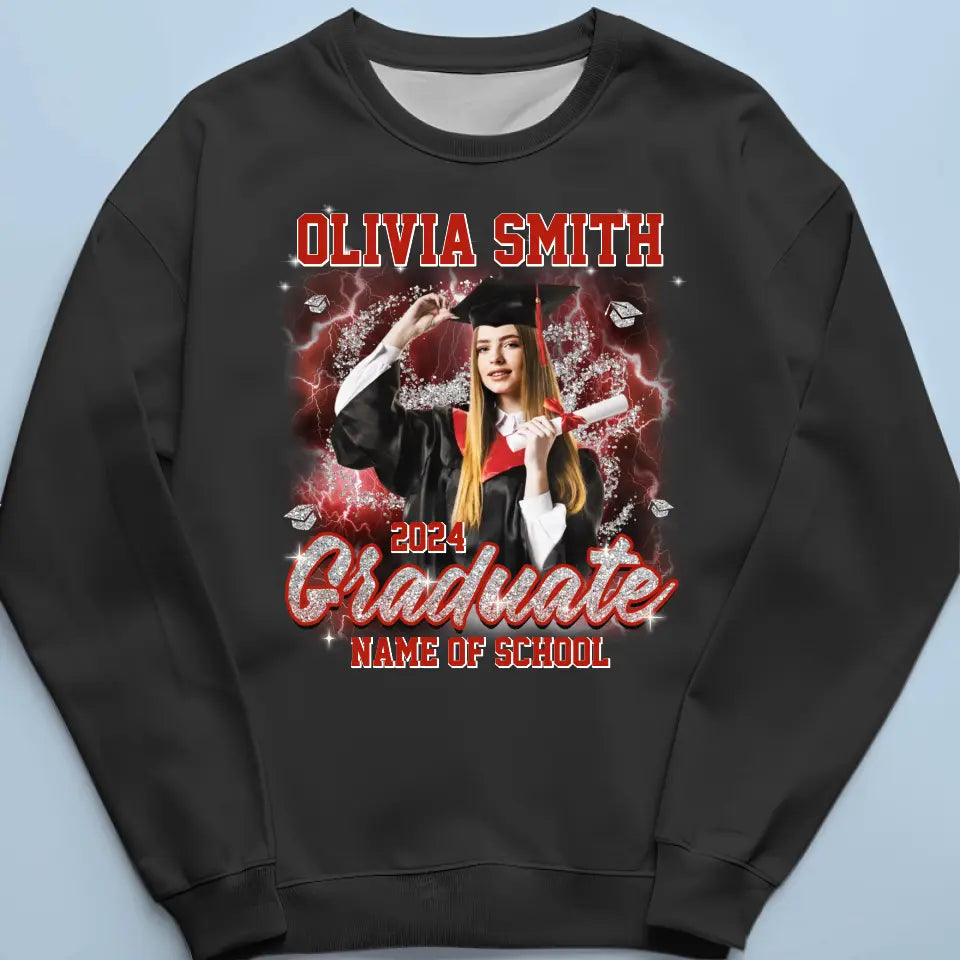 Custom Photo Time To Start A New Chapter - Family Personalized Custom Unisex T-shirt, Hoodie, Sweatshirt - Graduation Gift For Family Members, Siblings, Brothers, Sisters
