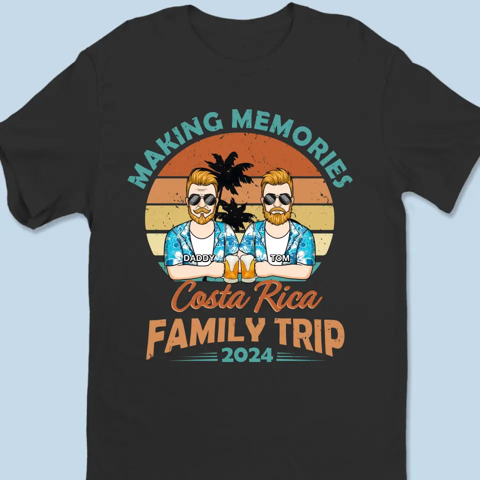 Life Is A Journey Best Traveled Together - Family Personalized Custom Unisex T-shirt, Hoodie, Sweatshirt - Summer Vacation Gift For Family Members