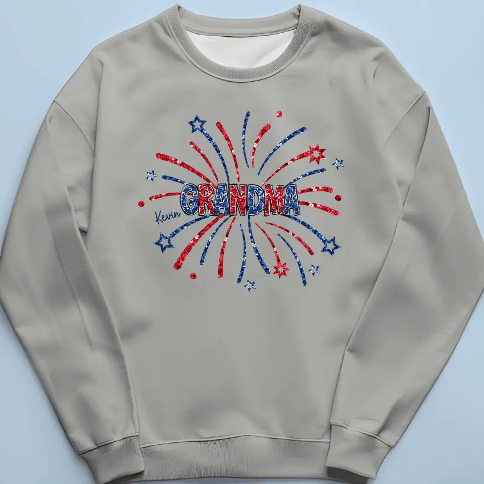 Shine Like Fireworks - Family Personalized Custom Unisex T-shirt, Hoodie, Sweatshirt - 4th Of July, Gift For Mom, Grandma