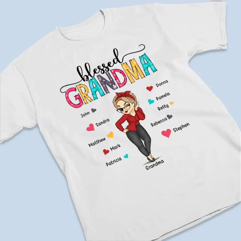 A Day Out With Family Is A Day Well Spent - Family Personalized Custom Unisex T-shirt, Hoodie, Sweatshirt - Gift For Grandma