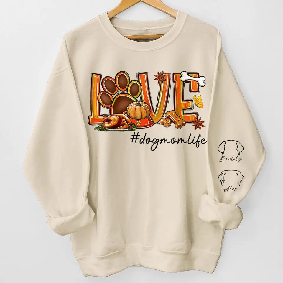 Pets Give Love, No Strings Attached - Dog & Cat Personalized Custom Unisex Sweatshirt With Design On Sleeve - Gift For Pet Owners, Pet Lovers