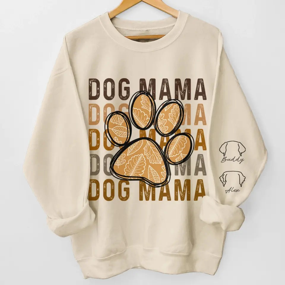 Furry Companions, Loyal Hearts - Dog & Cat Personalized Custom Unisex Sweatshirt With Design On Sleeve - Gift For Pet Owners, Pet Lovers