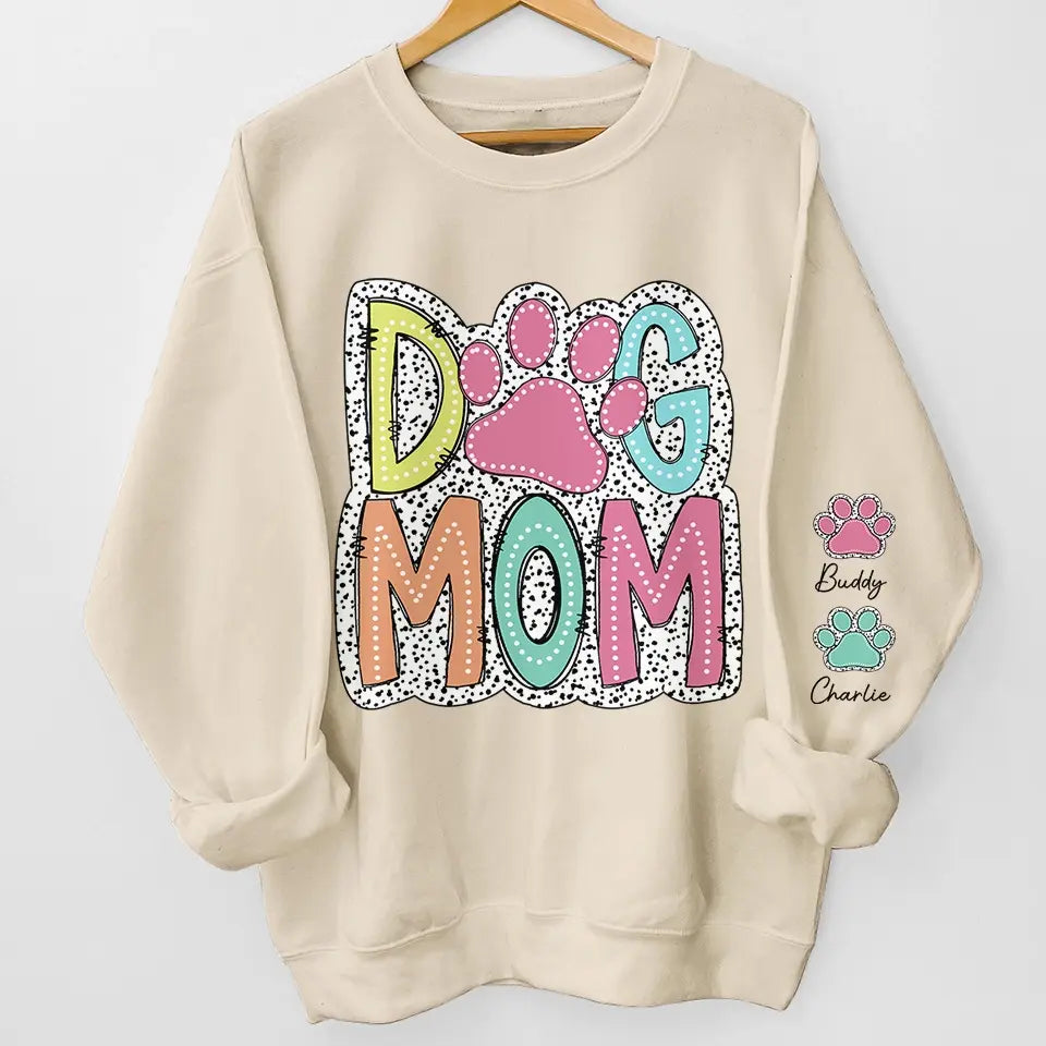 My Pet Fills My Heart With Joy - Dog & Cat Personalized Custom Unisex Sweatshirt With Design On Sleeve - Gift For Pet Owners, Pet Lovers