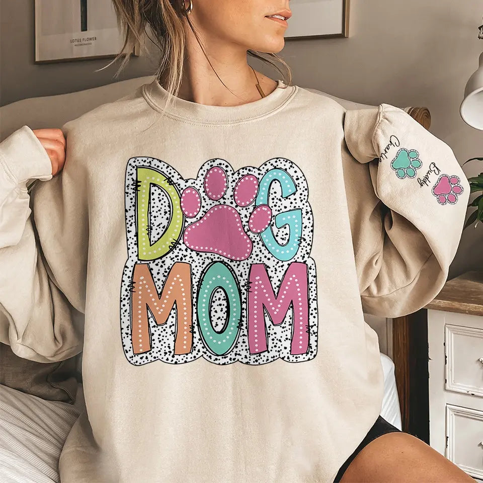 My Pet Fills My Heart With Joy - Dog & Cat Personalized Custom Unisex Sweatshirt With Design On Sleeve - Gift For Pet Owners, Pet Lovers