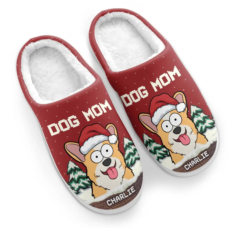 Warm Feet And Happy Pets Make The Perfect Holiday Combo - Dog & Cat Personalized Custom Fluffy Slippers - Christmas Gift For Pet Owners, Pet Lovers