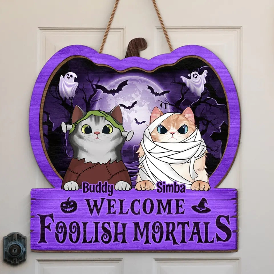 Witch Better Have My Treats - Cat Personalized Custom Home Decor Wood Sign - Halloween Gift For Pet Owners, Pet Lovers
