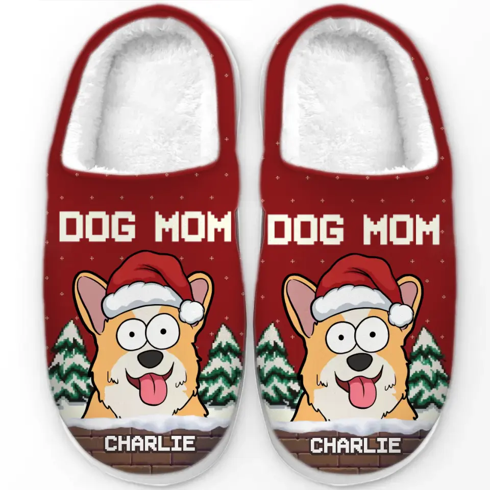 Warm Feet And Happy Pets Make The Perfect Holiday Combo - Dog & Cat Personalized Custom Fluffy Slippers - Christmas Gift For Pet Owners, Pet Lovers