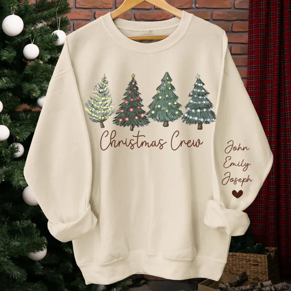 Cherish Every Moment With Your Loved Ones - Family Personalized Custom Unisex Sweatshirt With Design On Sleeve - Christmas Gift For Family Members