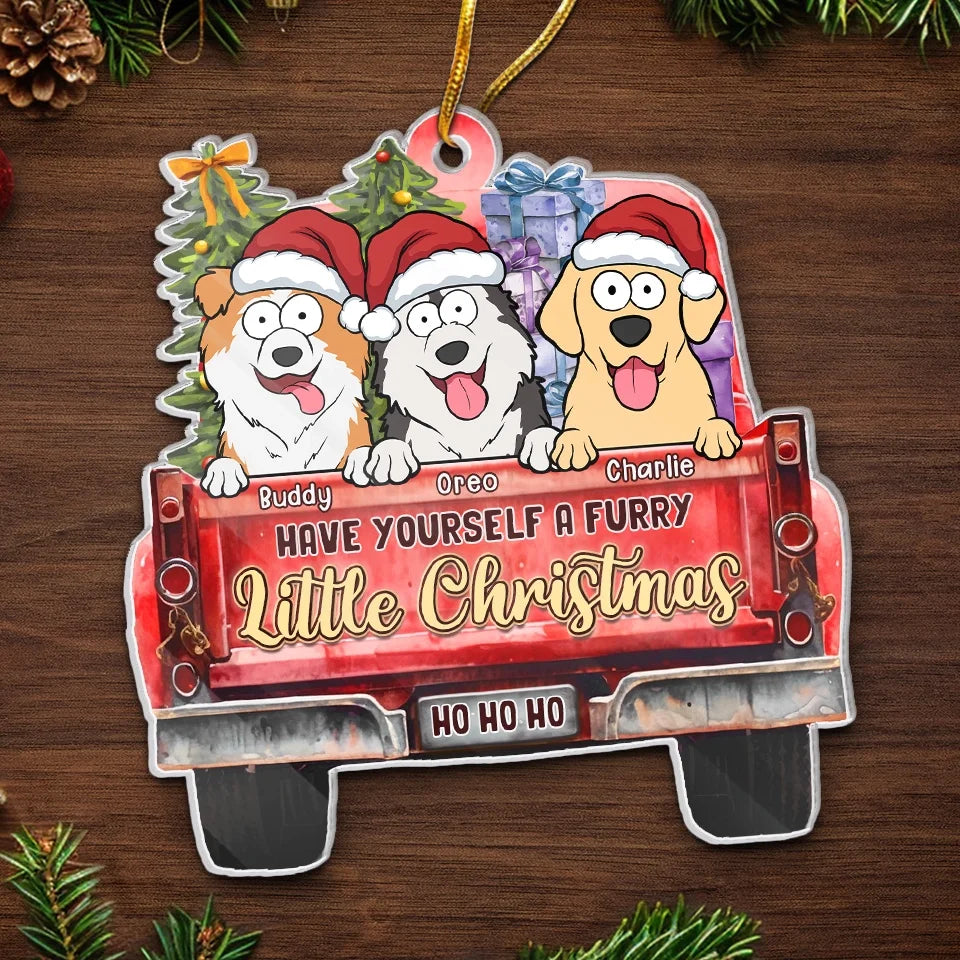 Your Paws Bring Magic To My Christmas Season - Dog & Cat Personalized Custom Ornament - Acrylic Custom Shaped - Christmas Gift For Pet Owners, Pet Lovers
