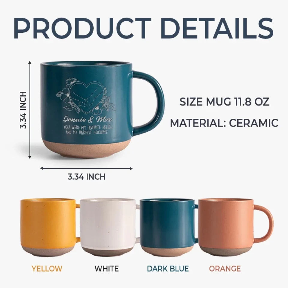 If Love Kept You, You'd Live Forever - Memorial Personalized Custom Pottery Mug - Sympathy Gift For Pet Owners, Pet Lovers