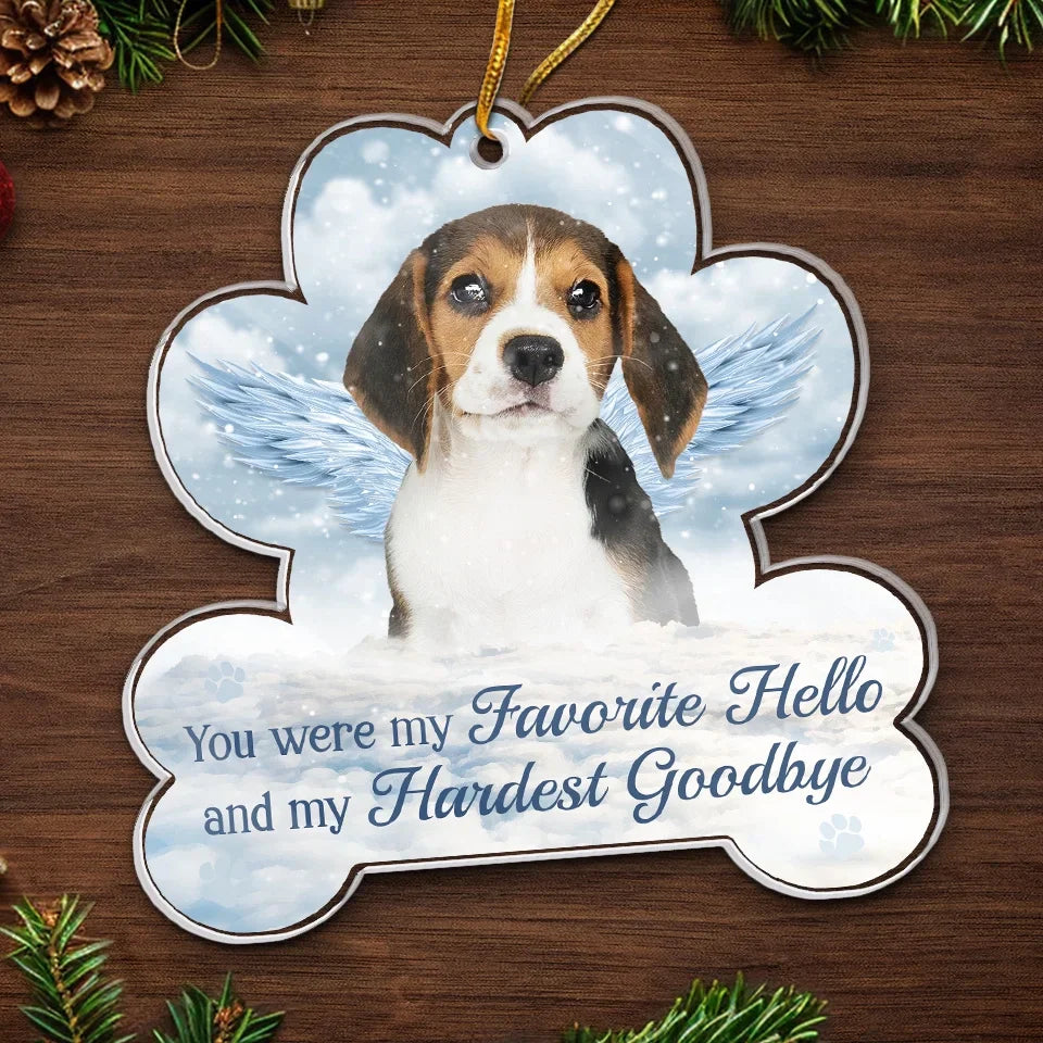 Custom Photo Best Friends Come In All Breeds - Memorial Personalized Custom Ornament - Acrylic Custom Shaped - Sympathy Gift, Christmas Gift For Pet Owners, Pet Lovers