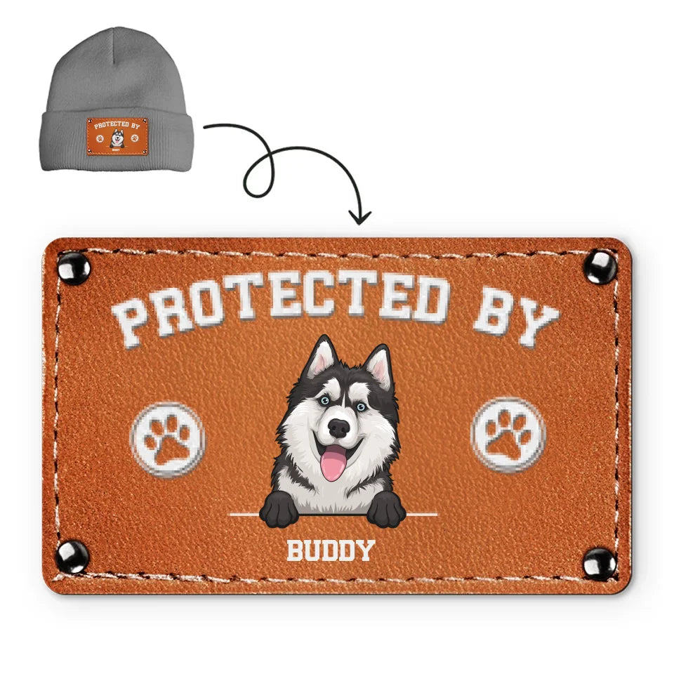 Happinеss Is A Warm Puppy - Dog & Cat Personalized Custom Baby Beanie Hat - Gift For Pet Owners, Pet Lovers
