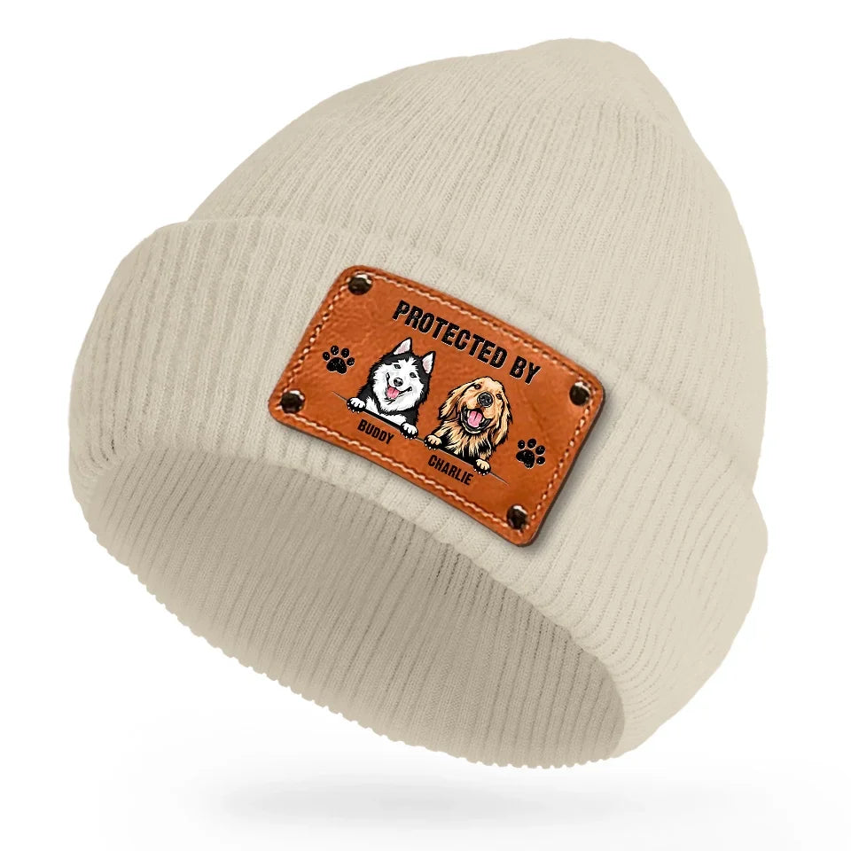 The Road To My Heart Is Filled With Paw Prints - Dog & Cat Personalized Custom Baby Beanie Hat - Gift For Pet Owners, Pet Lovers