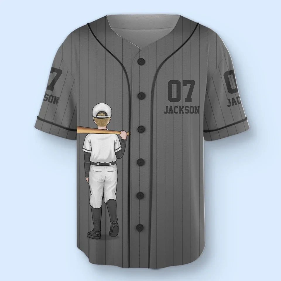 Keep Your Eye On The Ball - Personalized Custom Baseball Jersey - Gift For Sport Lovers, Sport Players