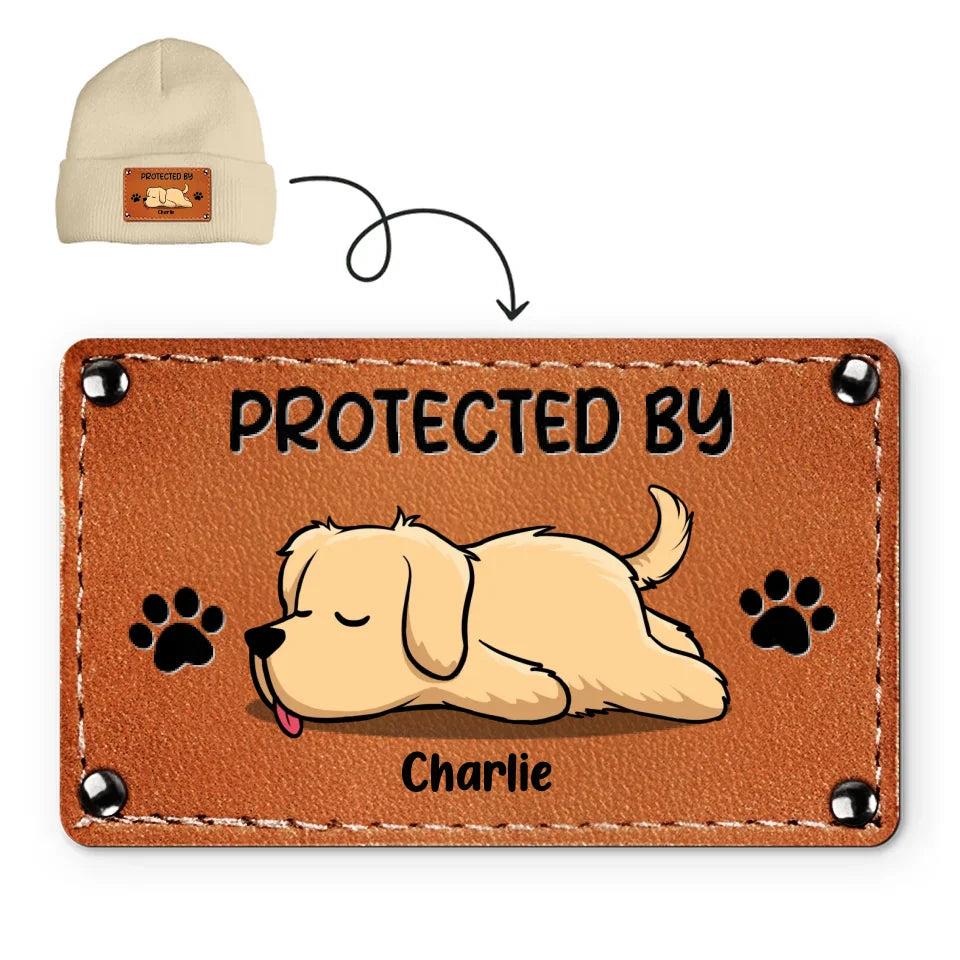 A Dog Wags Its Tail With Its Heart - Dog & Cat Personalized Custom Baby Beanie Hat - Gift For Pet Owners, Pet Lovers