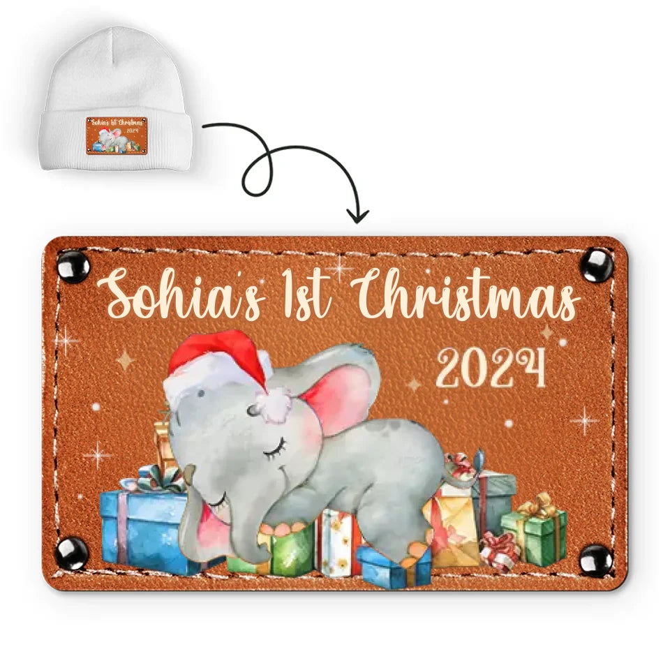 Our Little One Is The Greatest Gift We Could Ever Receive - Family Personalized Custom Baby Beanie Hat - Christmas Gift For Baby Kids, Newborn Baby