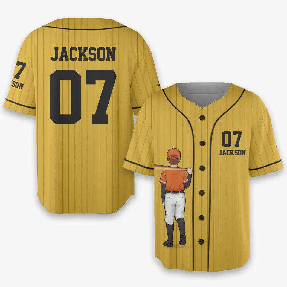 Keep Your Eye On The Ball - Personalized Custom Baseball Jersey - Gift For Sport Lovers, Sport Players