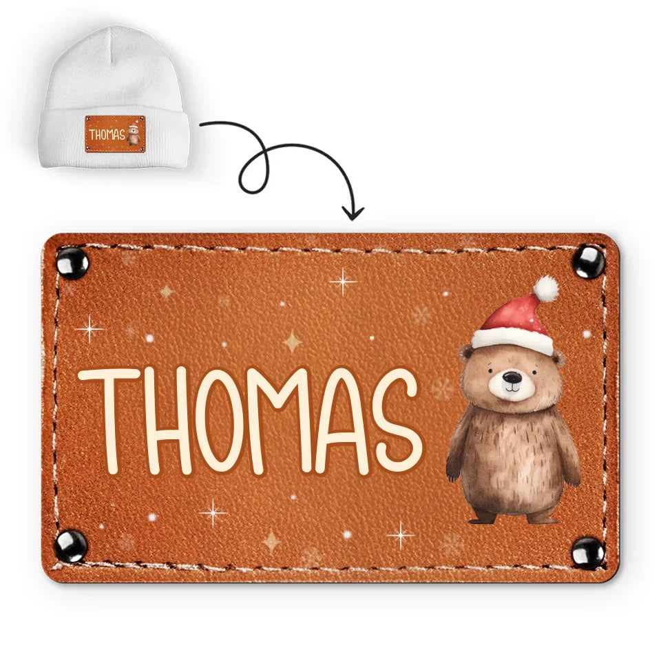 Our Pride And Christmas Joy - Family Personalized Custom Baby Beanie Hat - Christmas Gift For Baby Kids, Newborn Baby