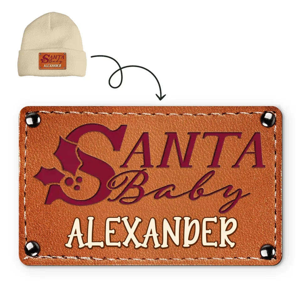 Santa Baby Is Coming To Town - Family Personalized Custom Baby Beanie Hat - Christmas Gift For Baby Kids, Newborn Baby