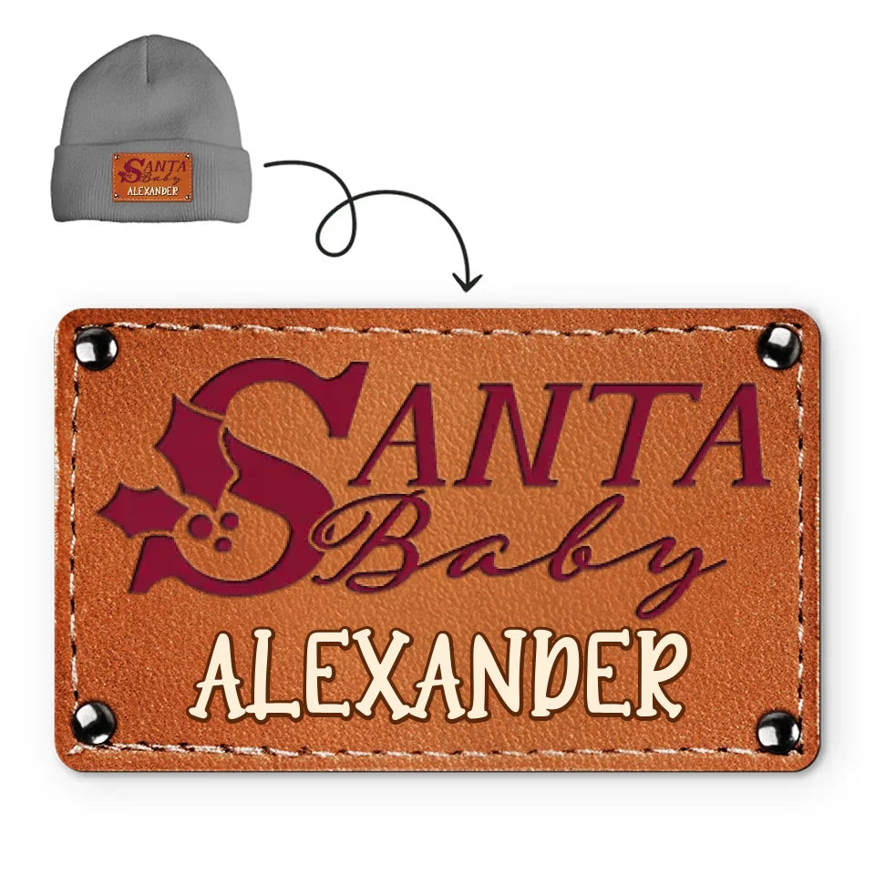 Santa Baby Is Coming To Town - Family Personalized Custom Baby Beanie Hat - Christmas Gift For Baby Kids, Newborn Baby