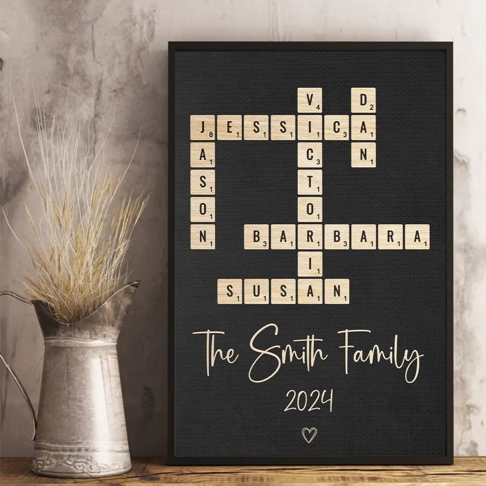 Together, We Celebrate The Magic Of The Season - Family Personalized Custom Vertical Poster - Gift For Family Members