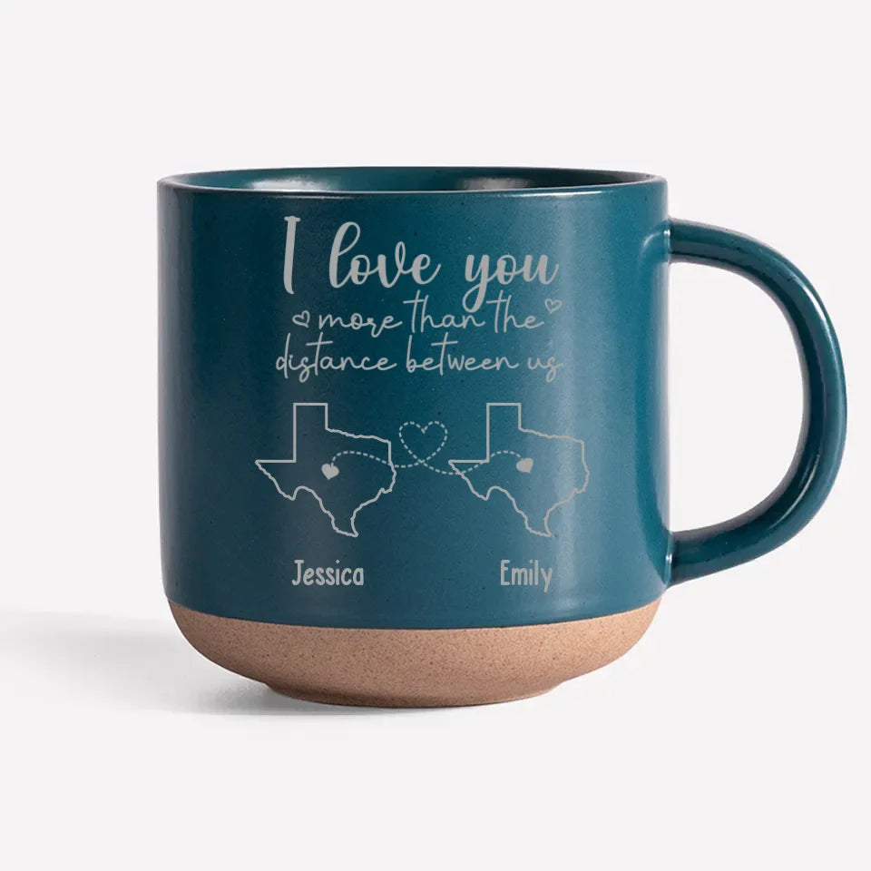 You And Me Are In This Together Always - Bestie Personalized Custom Pottery Mug - Gift For Best Friends, BFF, Sisters