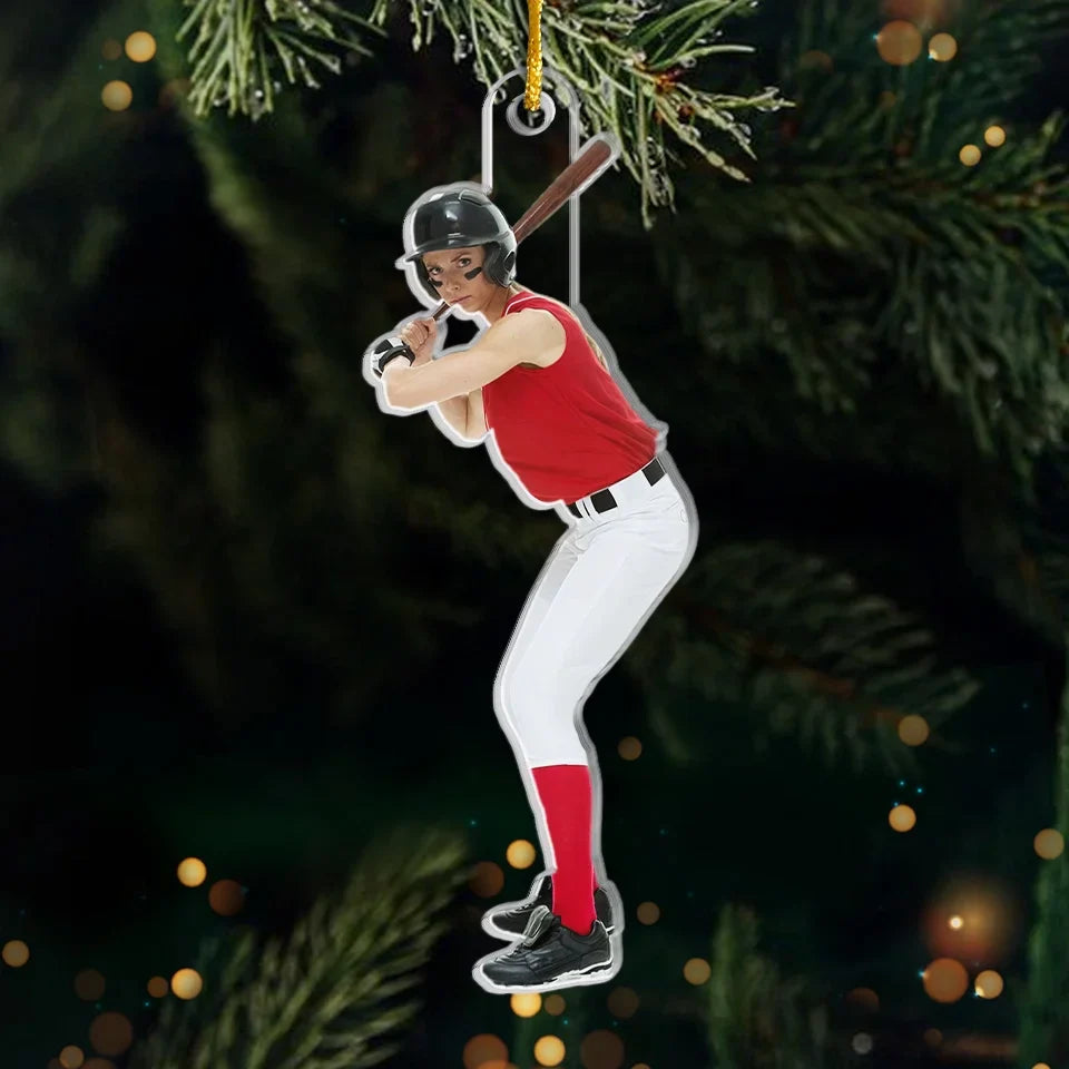 Custom Photo Find Your Greatness - Personalized Custom Ornament - Acrylic Custom Shaped - Christmas Gift For Sport Lovers, Sport Players