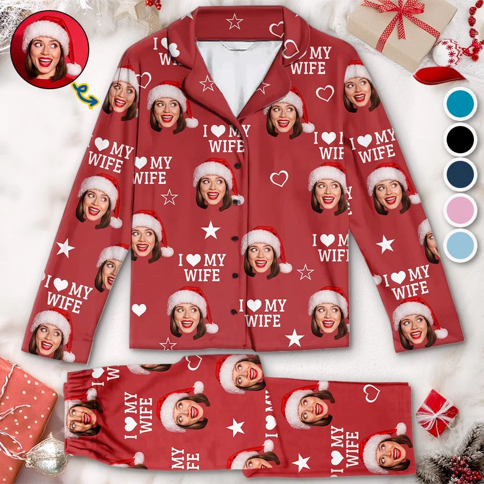 Custom Photo A Gift That Brings Joy And Warmth To Your Relationship - Couple Personalized Custom Pajamas - Christmas Gift For Husband Wife, Anniversary