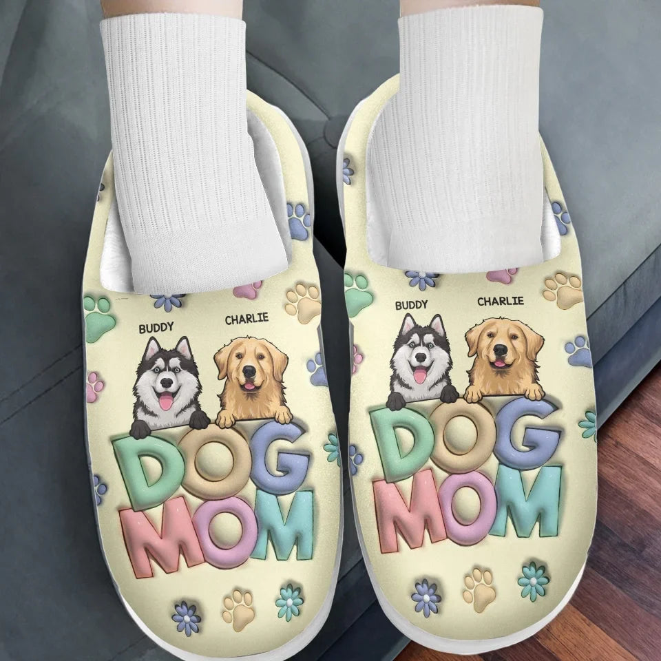 Christmas Is All About Pets - Dog & Cat Personalized Custom Fluffy Slippers - Christmas Gift For Pet Owners, Pet Lovers