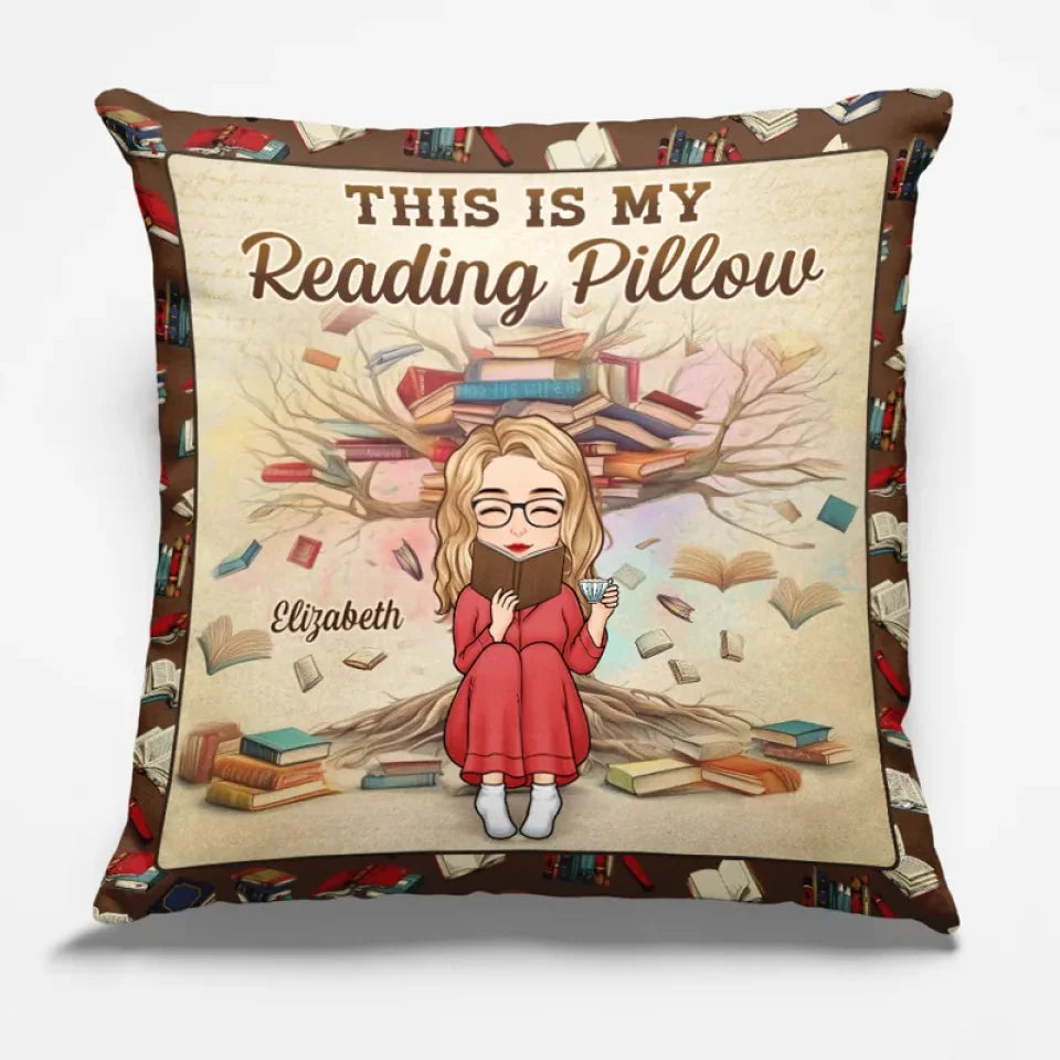 Reading Is Dreaming With Open Eyes - Personalized Custom Pillow - Gift For Book Lovers