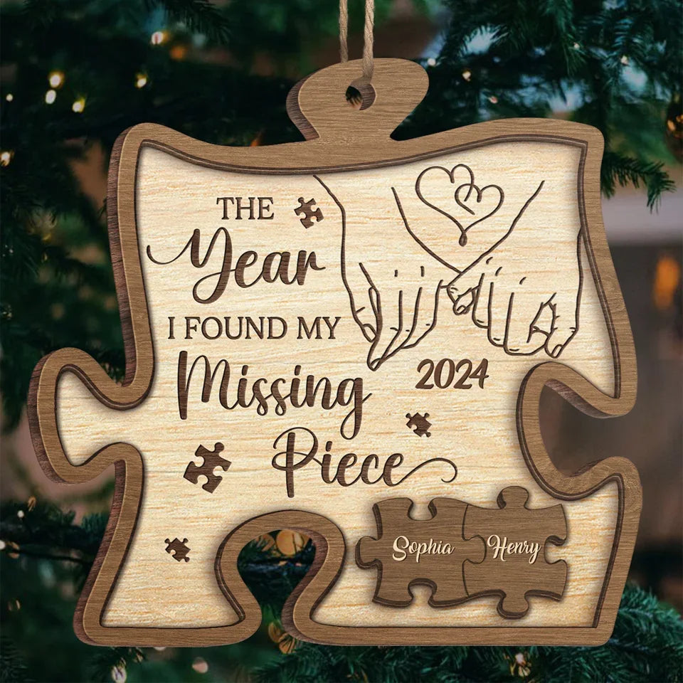 All I Need Under The Tree Is You - Couple Personalized Custom Ornament - Wood Custom Shaped - Christmas Gift For Husband Wife, Anniversary