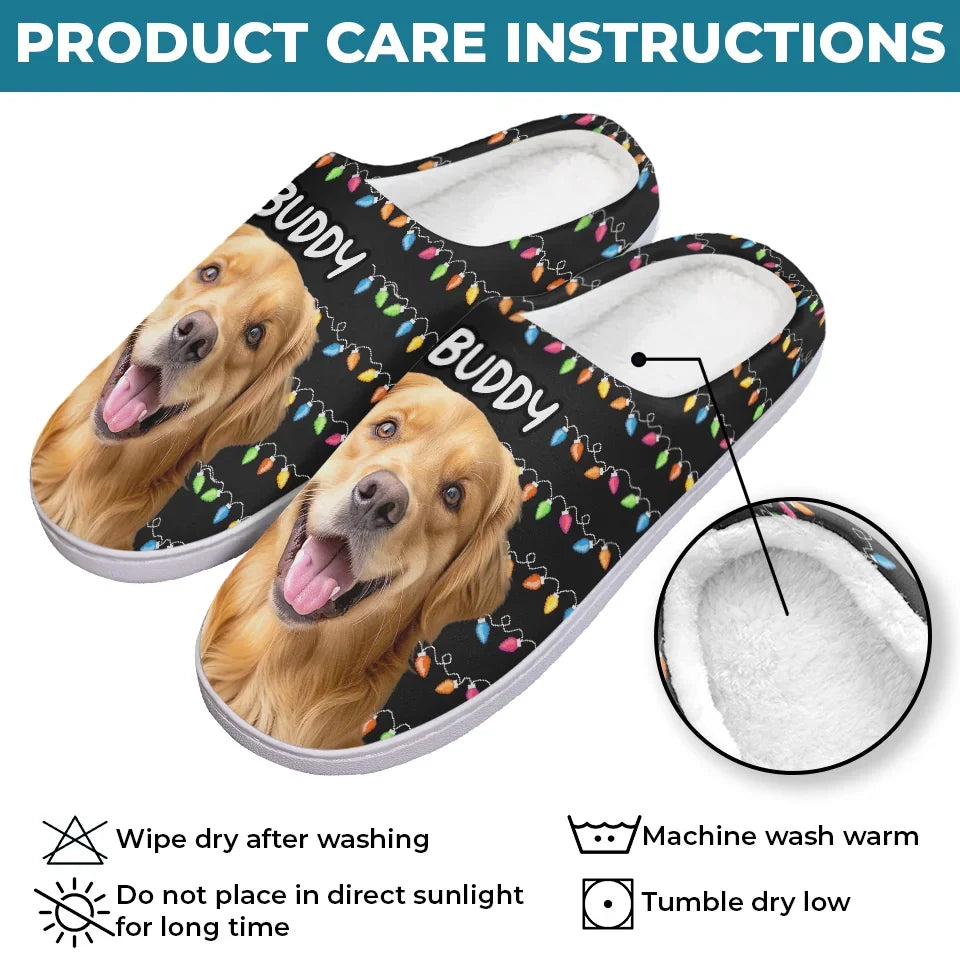 Custom Photo Nothing Says Comfort Like A Cozy Pair Of Slippers For Pet Lovers - Dog & Cat Personalized Custom Fluffy Slippers - Christmas Gift For Pet Owners, Pet Lovers